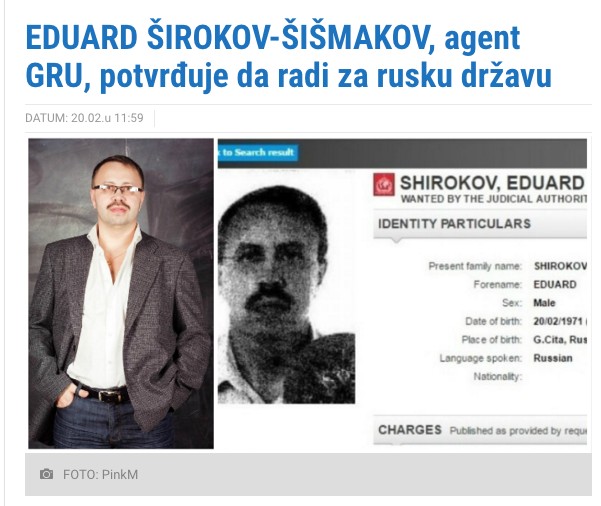 Čovek sa nekoliko pasoša i lažnih imena: Eduard Širokov, odnosno Šišmakov, koji je 2014. godine bio zamenik ruskog vojnog atašea u Poljskoj